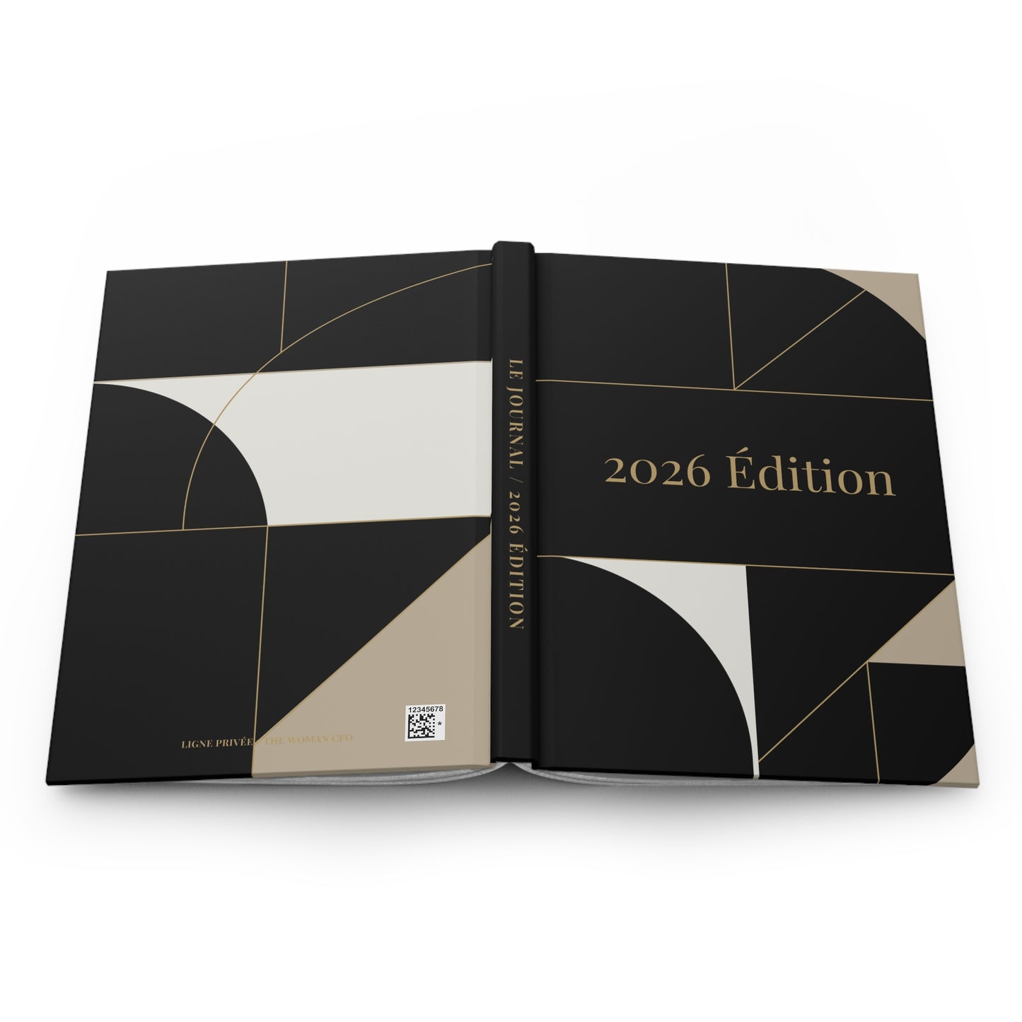2026 Édition Geometric Hardcover Journal