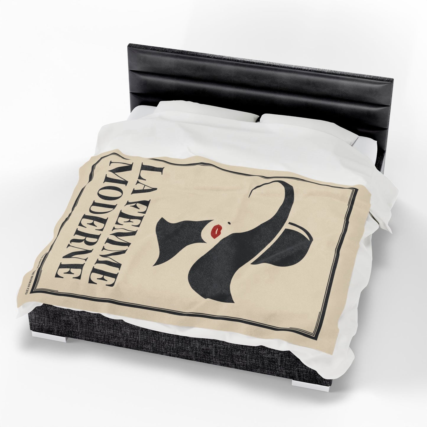 La Femme Moderne Velveteen Blanket