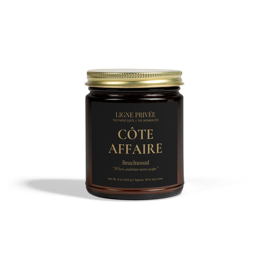Ligne Privée Scented Candle – Côte Affaire (Beachwood, 9 oz)