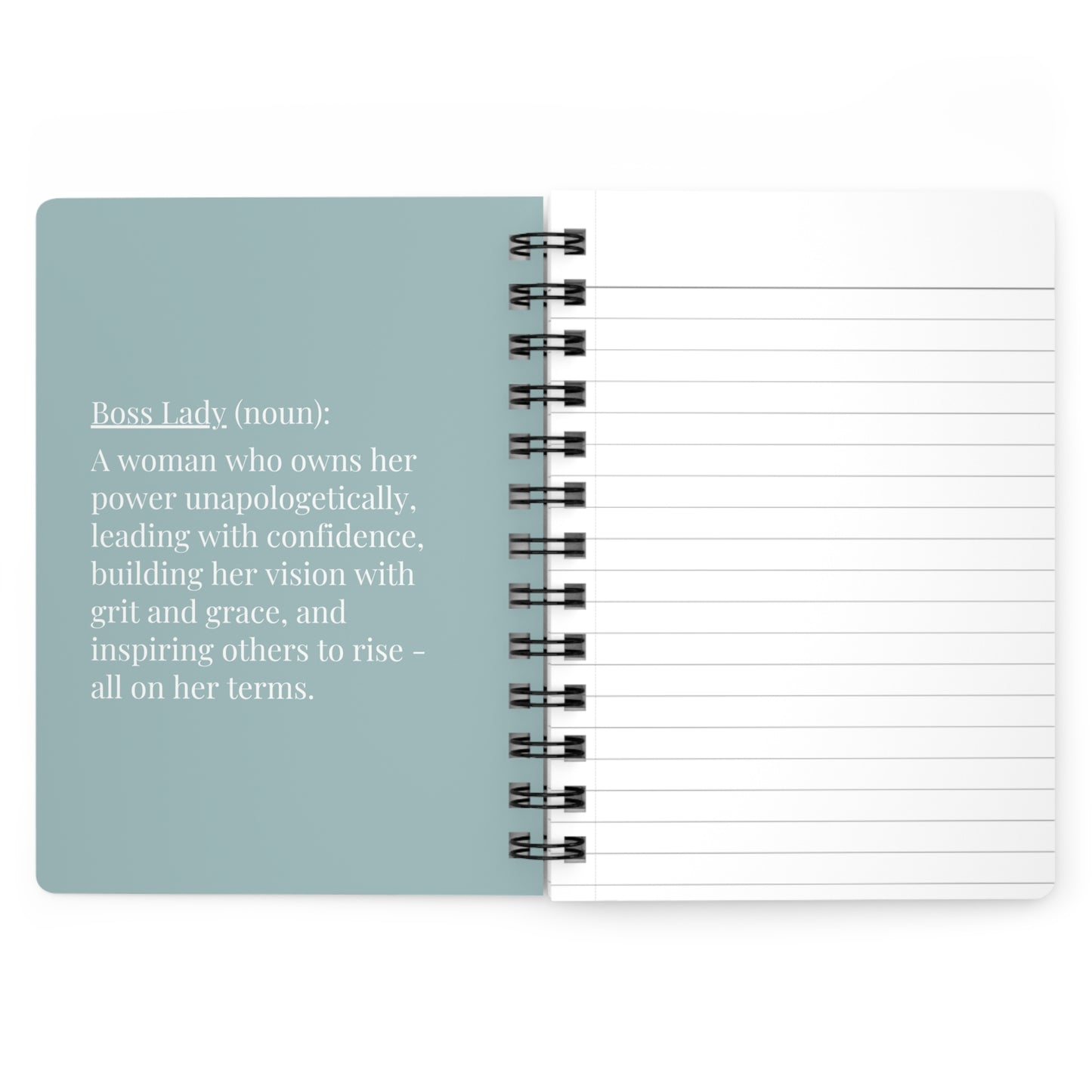 Boss Lady Spiral Notebook