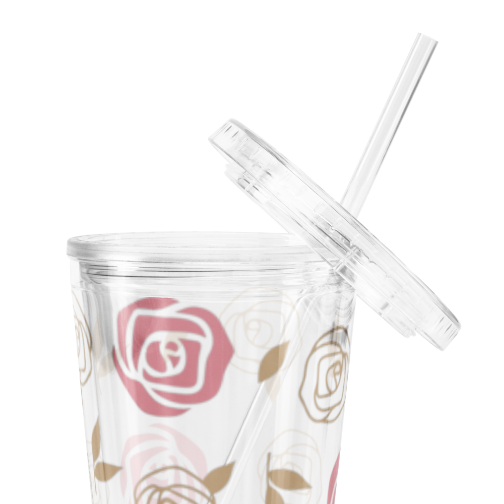 Feeling Rosy Acrylic Tumbler