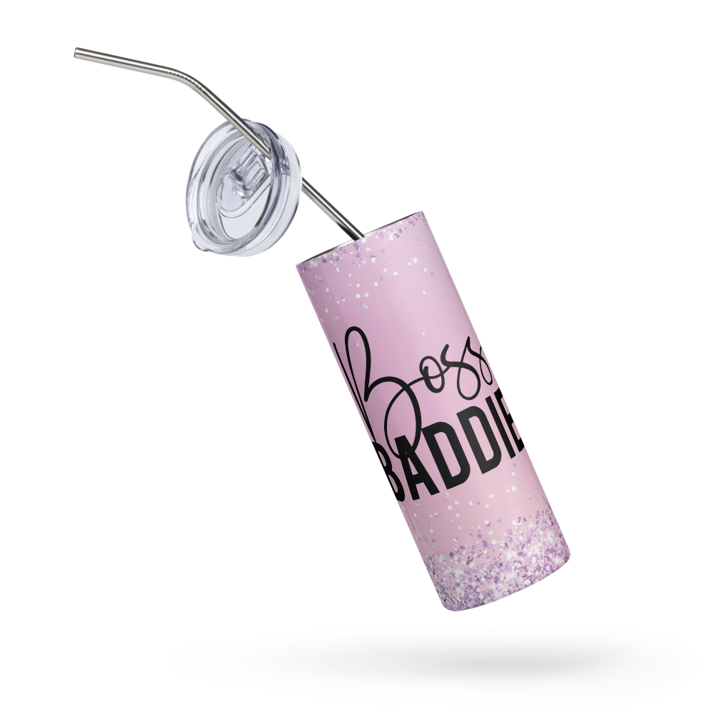 She's a Baddie Stainless Steel Tumbler