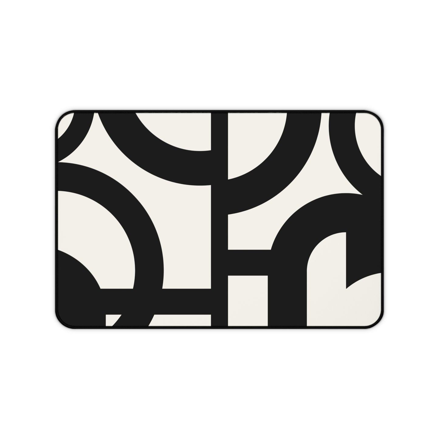 Noir Moderne Desk Mat