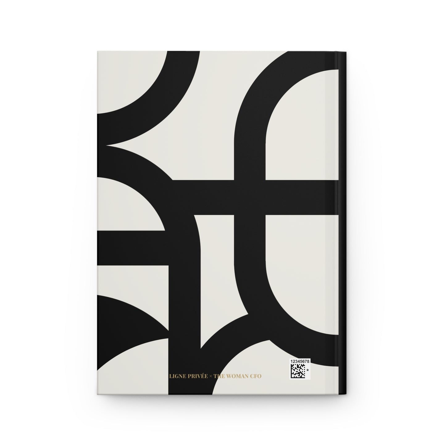 2026 Édition Noir Moderne Hardcover Journal