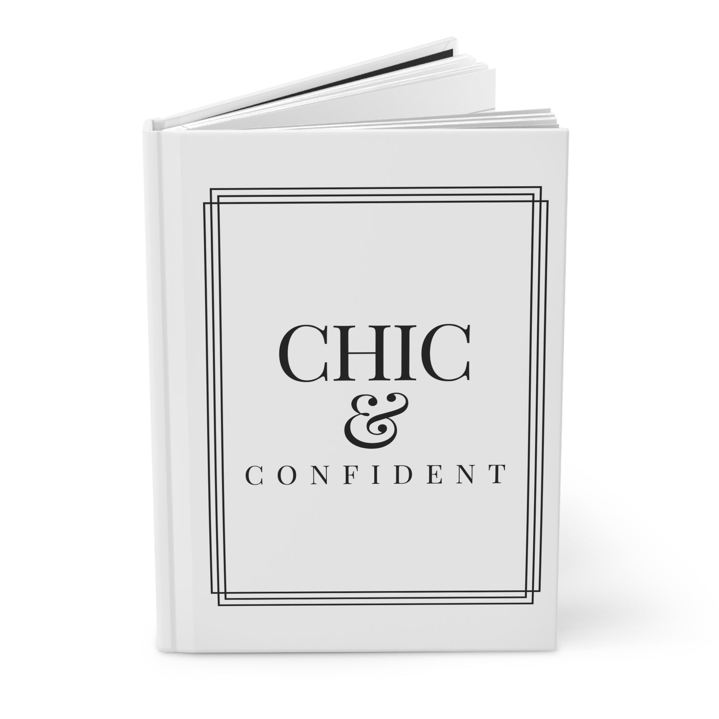 Chic & Confident Hardcover Journal