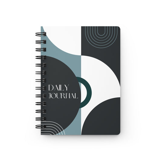 Art Deco Spiral Notebook