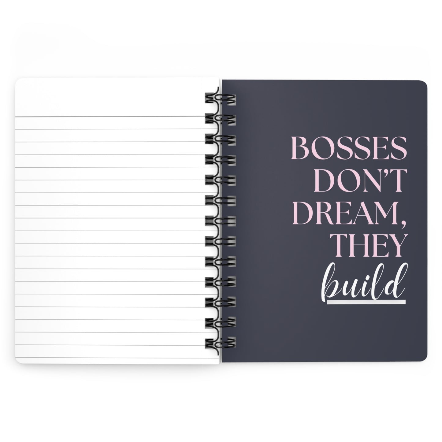 Inside view of notebook