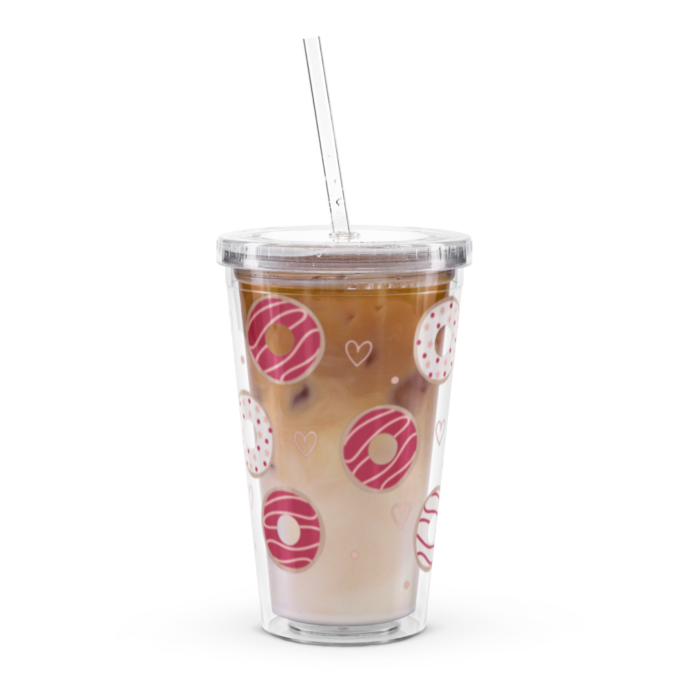 I Love Donuts Acrylic Tumbler