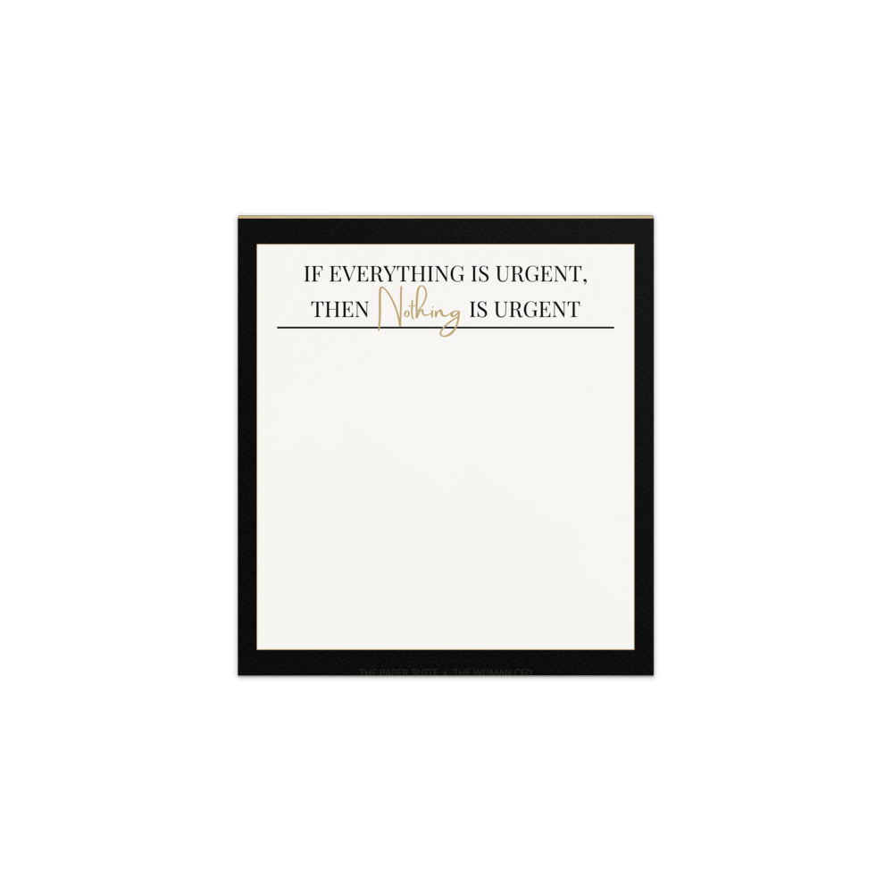 Nothing is Urgent Notepad - Small