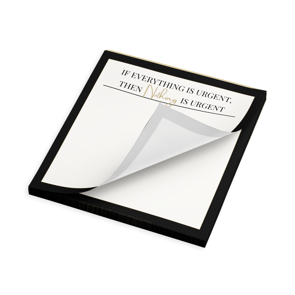 Nothing is Urgent Notepad - Small