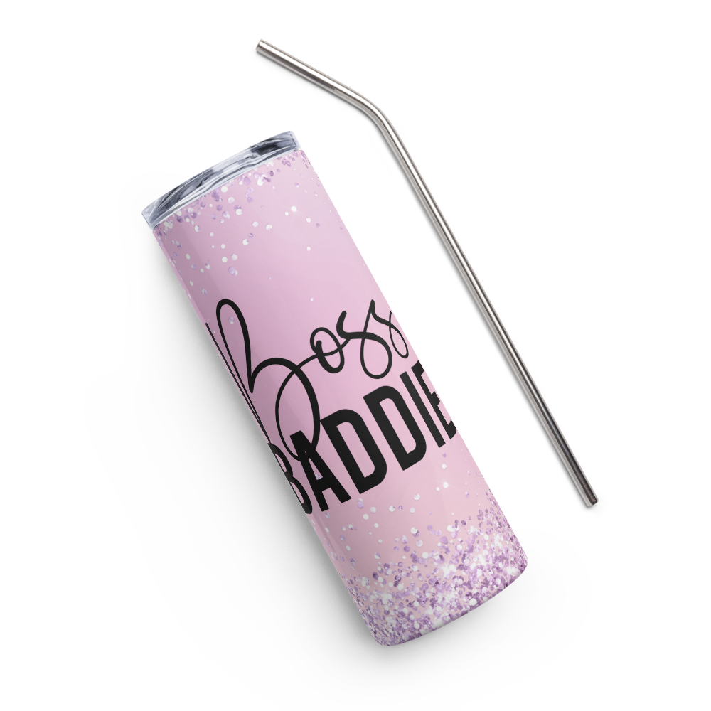 She's a Baddie Stainless Steel Tumbler